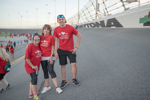 Team Mainstreet at the Heart Walk at Daytona International Speedway