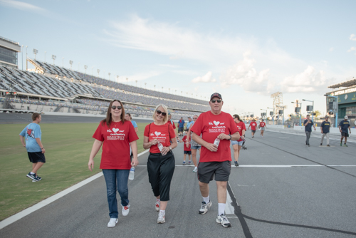 Team Mainstreet at the Heart Walk at Daytona International Speedway