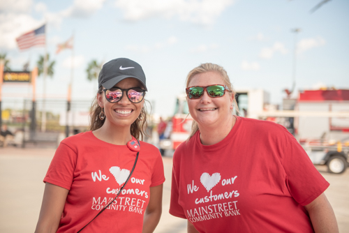 Team Mainstreet enjoying the Heart Walk at Daytona International Speedway