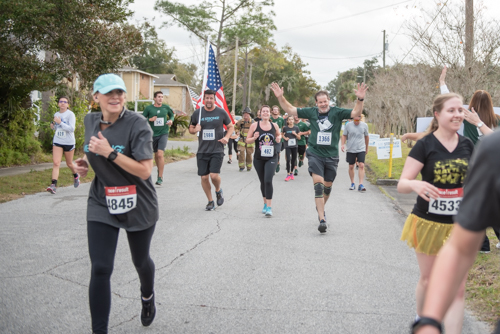 Runners during MeStrong race in DeLand