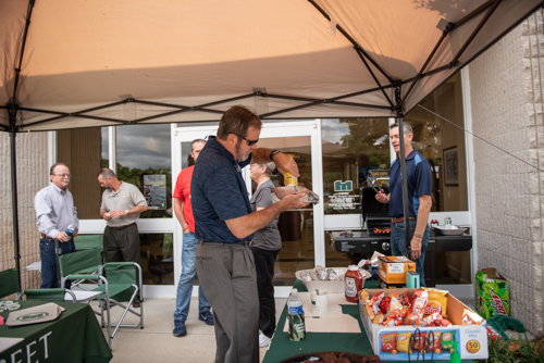 Team members enjoy Orange City's Customer Appreciation Day at Mainstreet Community Bank