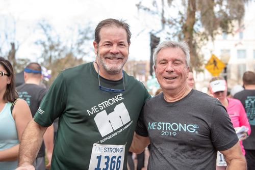 Two Mainstreet Team members after MeStrong race