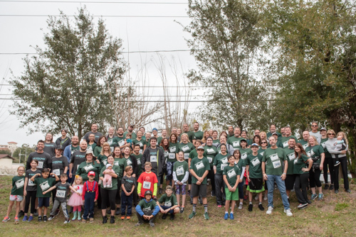 Group of runners and walker for 2019 MeStrong Race in DeLand