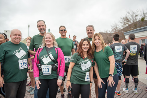 People gathered before MeStrong Race in DeLand