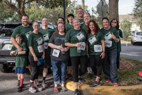 Members of team Mainstreet after MeStrong race